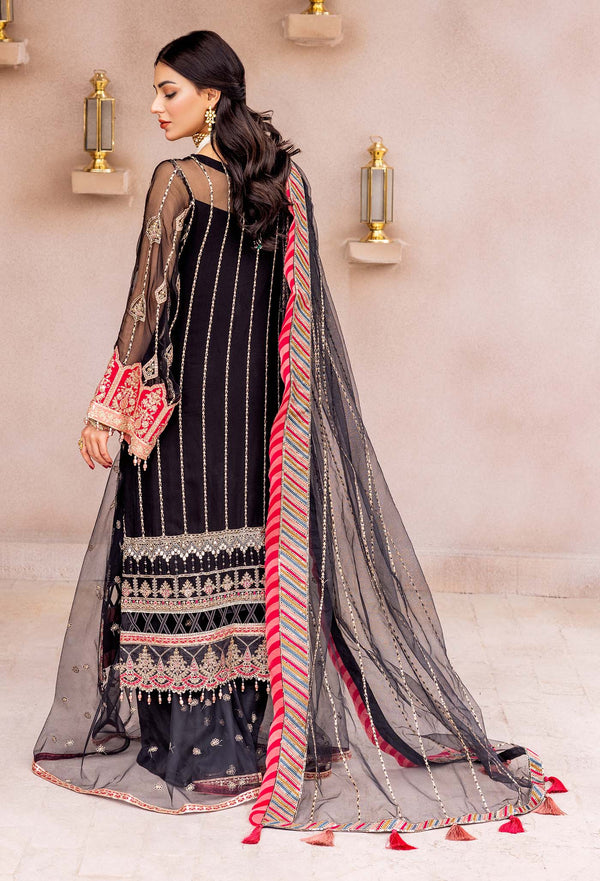 Jahan Ara - Luxury Embroidered Chiffon