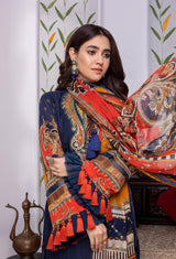 Simrn - Embroidered Chikankari Lawn 3PC