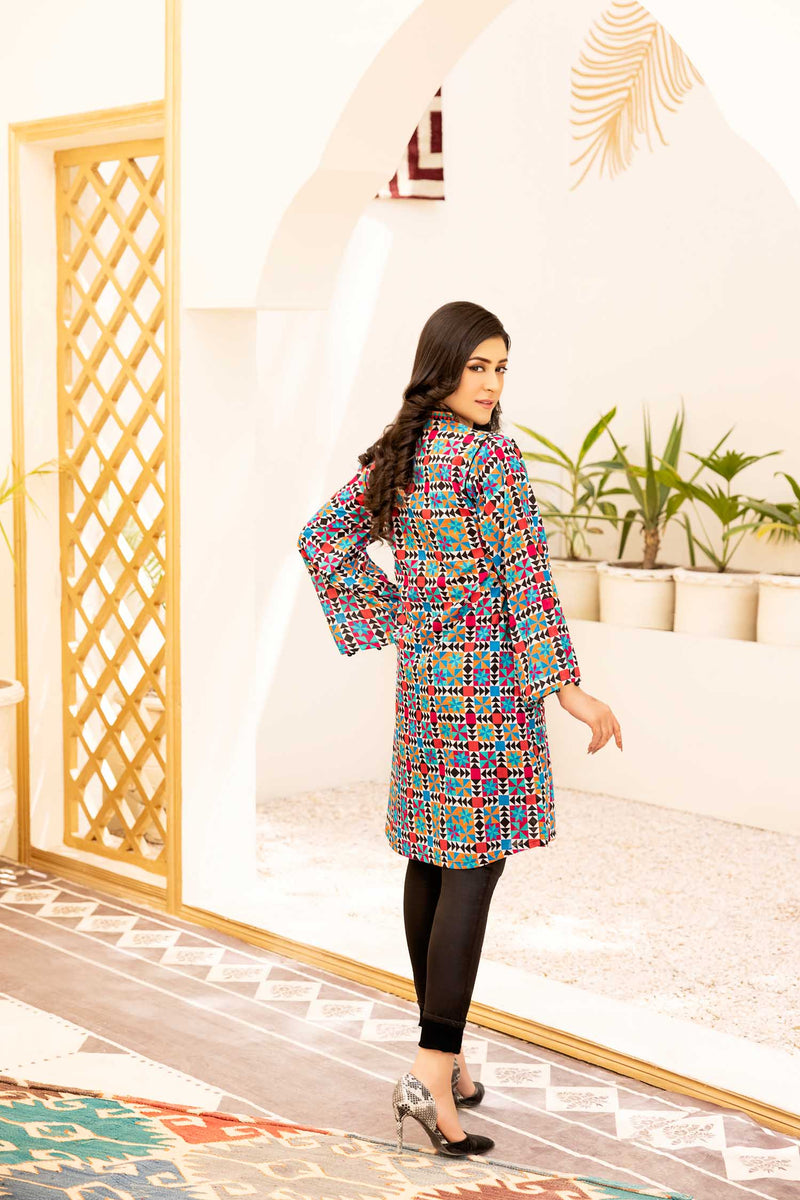 Allure - Digital Printed Stitched Lawn Kurti