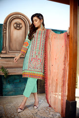 Pastel - Printed and Embroidered Lawn 3PC