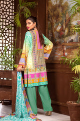 Melf - Digital Printed & Embroidered Lawn Unstitch