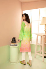 Neon Green - Printed Stitch Kurti