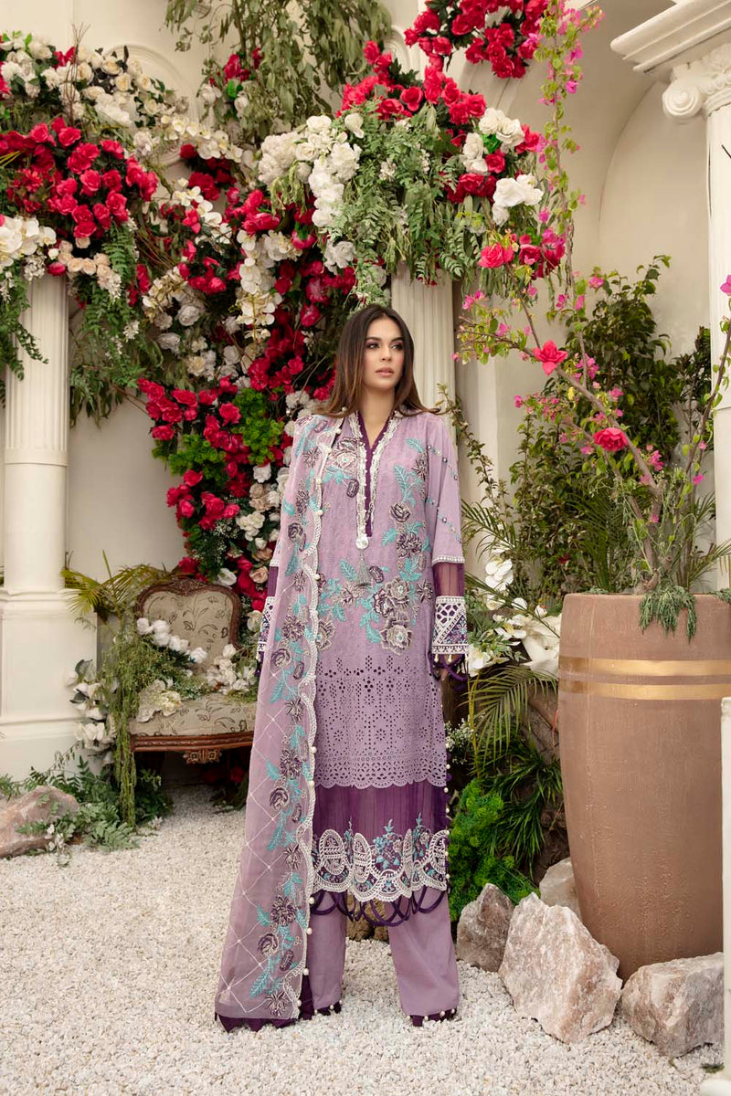 Spring Bliss - Schiffli Embroidered Lawn (3PC)